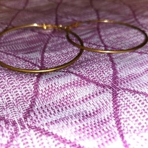 Large hoops - Amazing quality. Estate find. Untested.